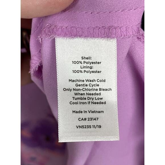 Talbots Georgette Botanical Fit & Flare Dress Size 8 Retail $169 - Picture 9 of 13